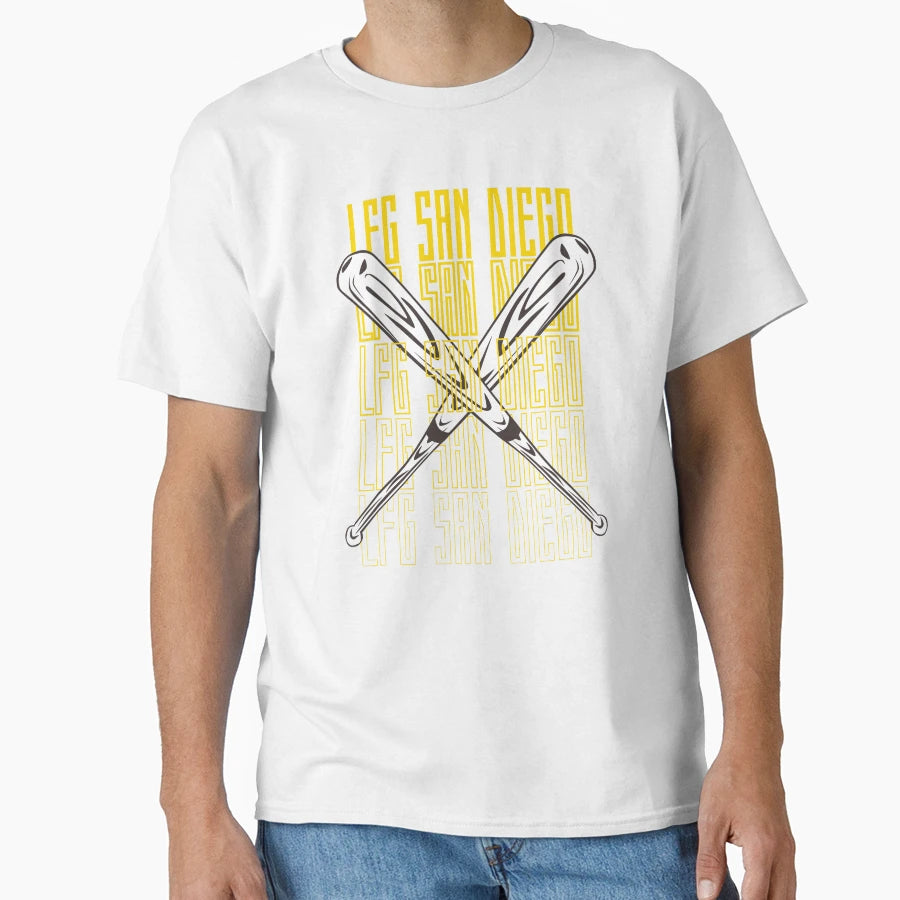 Lfgsd San Diego Baseball Fan City T-Shirt - Unique Graphic Unisex - T-Shirt, Sweatshirt, Hoodie