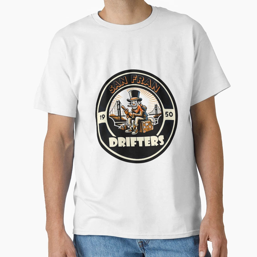 San Fran Drifters Baseball Logo T-Shirt - Streetwear Style Unisex - T-Shirt, Sweatshirt, Hoodie