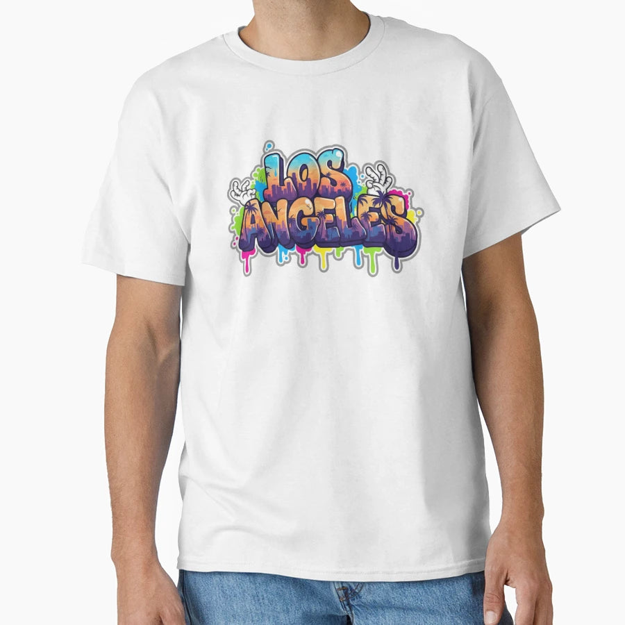 Los Angeles Street Flame T-Shirt - Casual Everyday Wear Unisex - T-Shirt, Sweatshirt, Hoodie