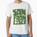 San Francisco Treetop Green T-Shirt - Unique Graphic Unisex - T-Shirt, Sweatshirt, Hoodie