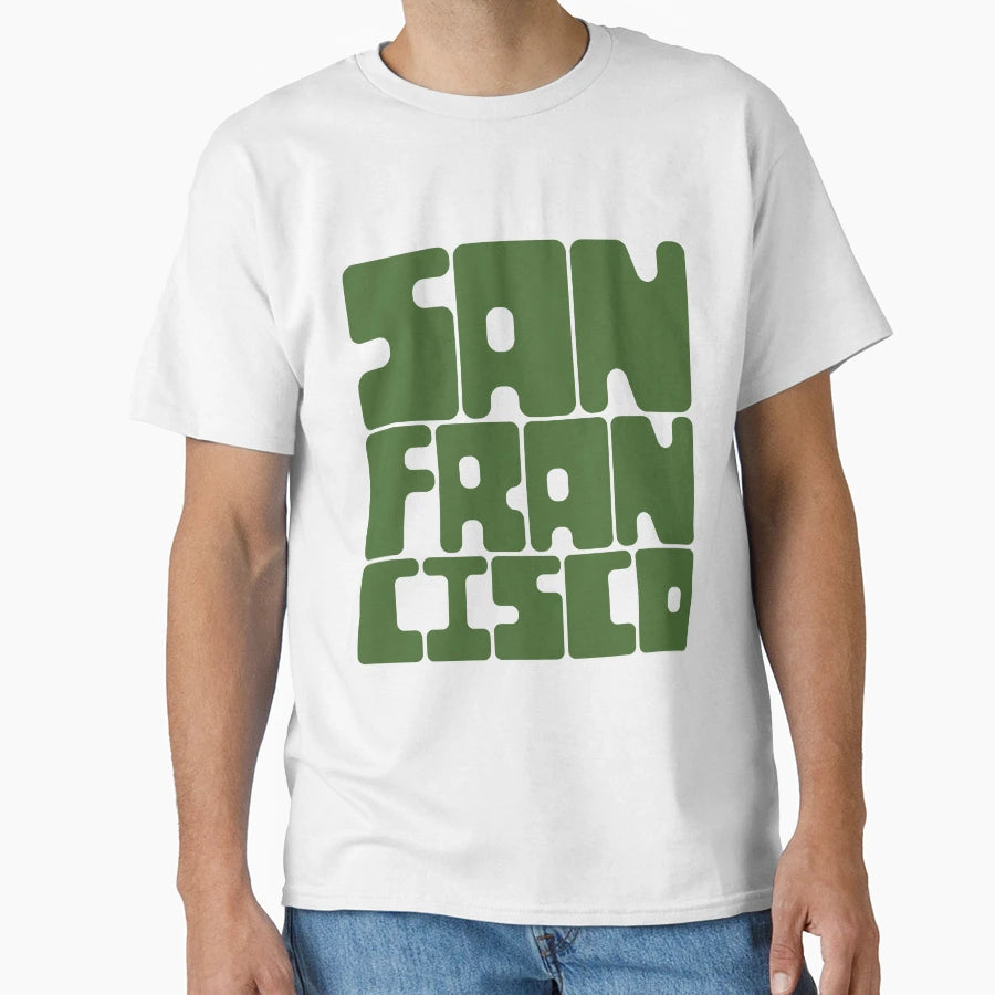 San Francisco Treetop Green T-Shirt - Unique Graphic Unisex - T-Shirt, Sweatshirt, Hoodie