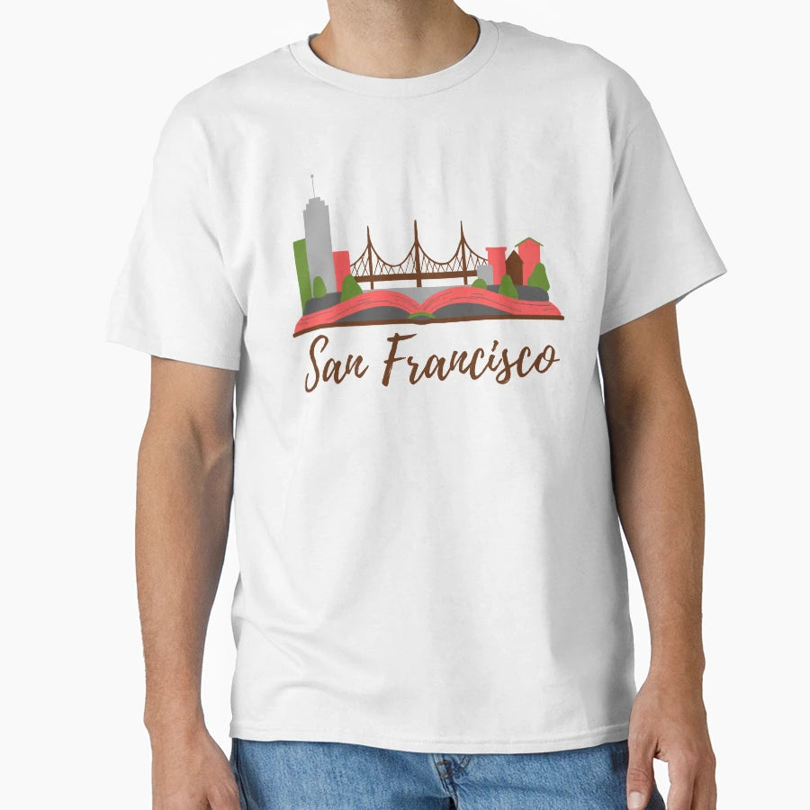 San Francisco T-Shirt - Minimalist Print Men Women - T-Shirt, Sweatshirt, Hoodie