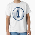 Billy Martin 1 Jersey Number T-Shirt - Novelty Apparel for Adults - T-Shirt, Sweatshirt, Hoodie