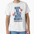 Bless All Yalls Hatin Hearts Houston Tx T-Shirt - Trendy Graphic for Adults - T-Shirt, Sweatshirt, Hoodie