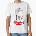 Love Baseball Ball Foul Pitcher T-Shirt - Minimalist Print for Adults - T-Shirt, Sweatshirt, Hoodie