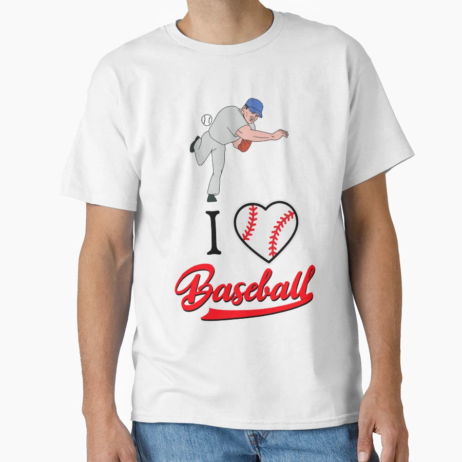 Love Baseball Ball Foul Pitcher T-Shirt - Minimalist Print for Adults - T-Shirt, Sweatshirt, Hoodie