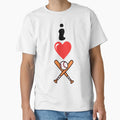 I Love Baseball T-Shirt - Minimalist Print Unisex - T-Shirt, Sweatshirt, Hoodie