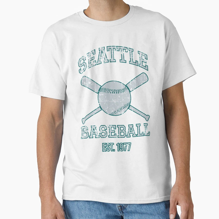 Seattle Baseball Team I T-Shirt - Fun Novelty Design Unisex - T-Shirt, Sweatshirt, Hoodie