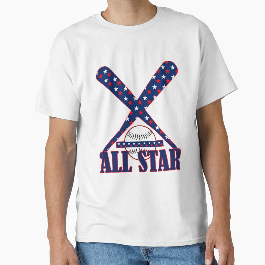 Baseball All Star T-Shirt - Fun Novelty Design for Adults - T-Shirt, Sweatshirt, Hoodie