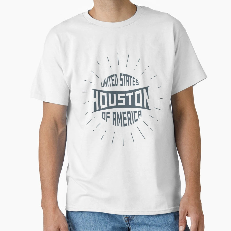 Houston Texas Usa T-Shirt - Trendy Graphic for Adults - T-Shirt, Sweatshirt, Hoodie