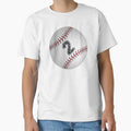 Baseball Ball Number 2 Two T-Shirt - Graphic Print Unisex - T-Shirt, Sweatshirt, Hoodie