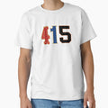San Francisco 415 T-Shirt - Casual Everyday Wear Men Women - T-Shirt, Sweatshirt, Hoodie