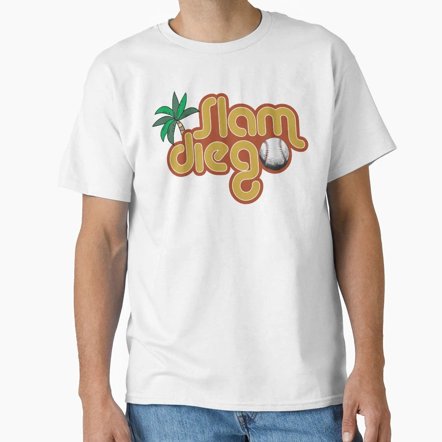 Slam Diego Sunset Palm Tree San T-Shirt - Streetwear Style for Adults - T-Shirt, Sweatshirt, Hoodie