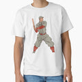Cornell Baseball Player Illustration T-Shirt - Casual Everyday Wear Unisex - T-Shirt, Sweatshirt, Hoodie