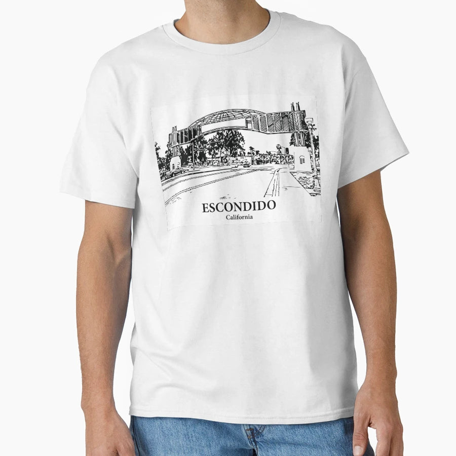 Escondido California T-Shirt - Casual Everyday Wear for Adults - T-Shirt, Sweatshirt, Hoodie