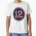 Brock Holt 12 Jersey Number T-Shirt - Unique Graphic Men Women - T-Shirt, Sweatshirt, Hoodie