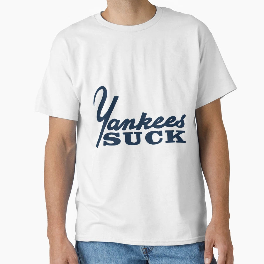 Yanks Suck T-Shirt - Minimalist Print for Adults - T-Shirt, Sweatshirt, Hoodie