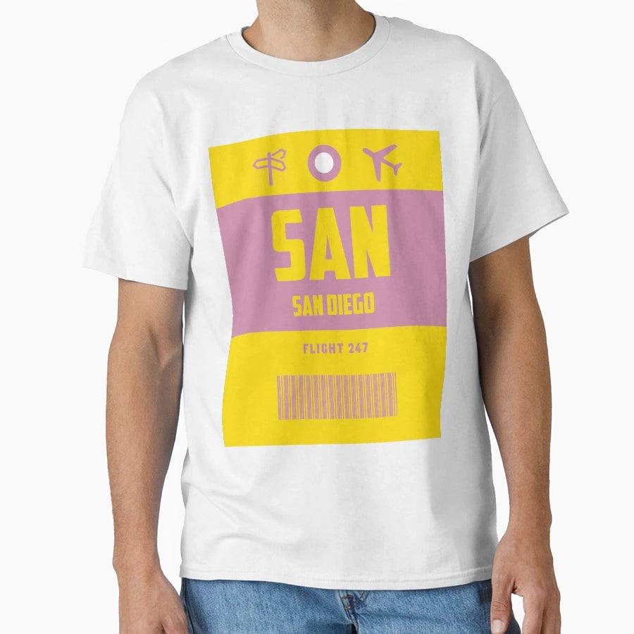 San Diego Travel T-Shirt - Aesthetic Graphic Men Women - T-Shirt, Sweatshirt, Hoodie