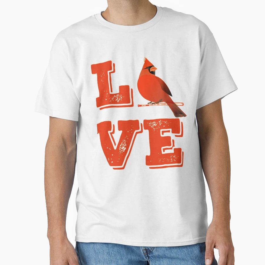 Love St Louis Missouri Baseball Fan Sweatshirt - Graphic Print Unisex - T-Shirt, Sweatshirt, Hoodie