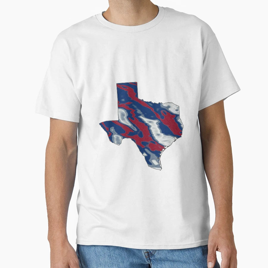 Abstract Texas State T-Shirt - Casual Everyday Wear Unisex - T-Shirt, Sweatshirt, Hoodie