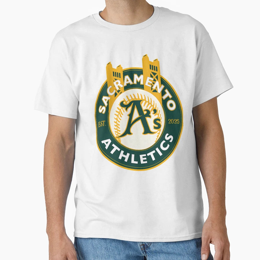 Sacramento Athletics T-Shirt - Novelty Apparel for Adults - T-Shirt, Sweatshirt, Hoodie