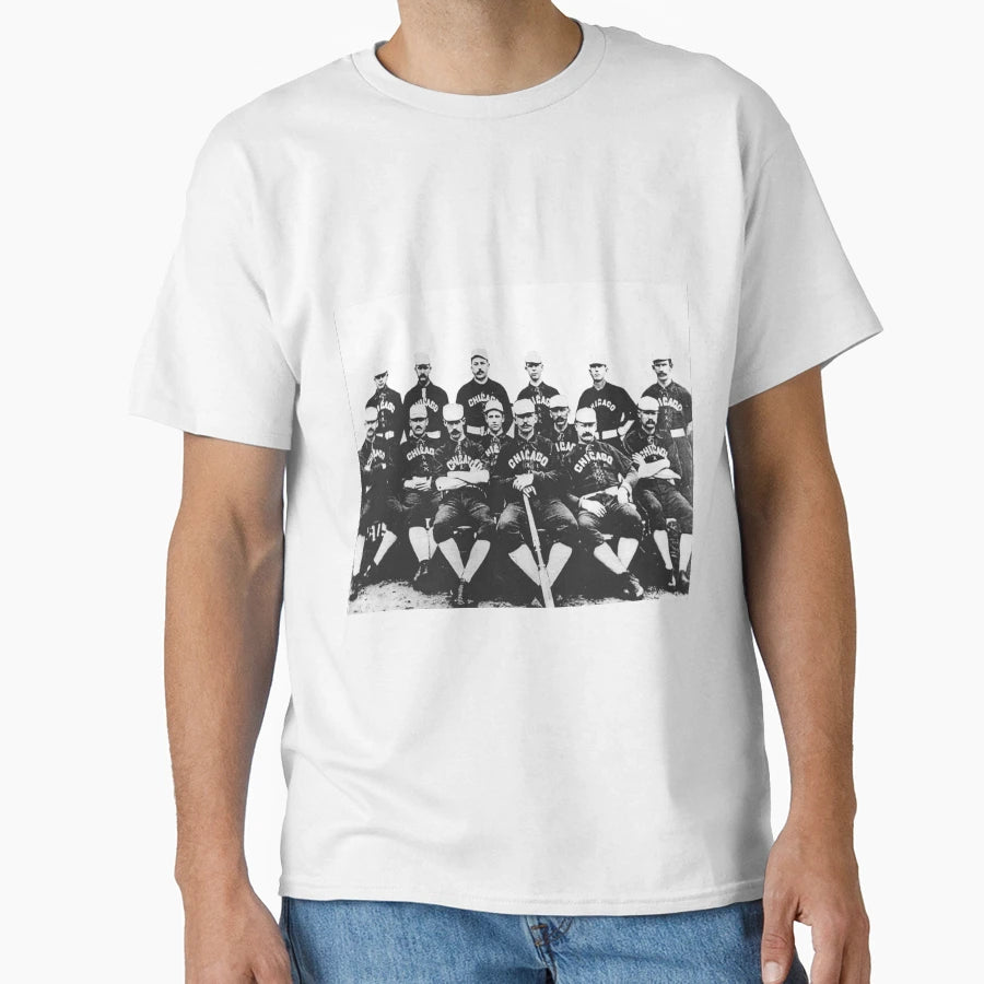 1880 Chicago White Stockings T-Shirt - Aesthetic Graphic Unisex - T-Shirt, Sweatshirt, Hoodie
