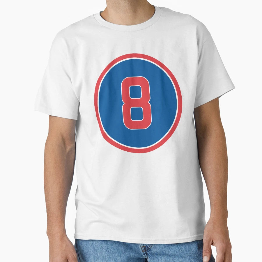 Andre Dawson 8 Jersey Number T-Shirt - Minimalist Print Unisex - T-Shirt, Sweatshirt, Hoodie