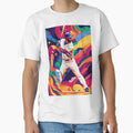 Psychedelic Twist Baseball Scene Bold T-Shirt - Custom Art Print Men Women - T-Shirt, Sweatshirt, Hoodie