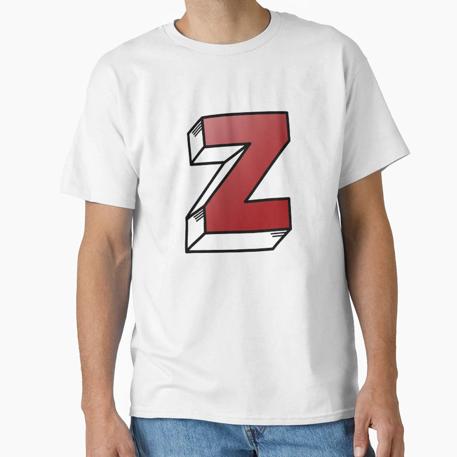 Letter Z T-Shirt - Minimalist Print Men Women - T-Shirt, Sweatshirt, Hoodie