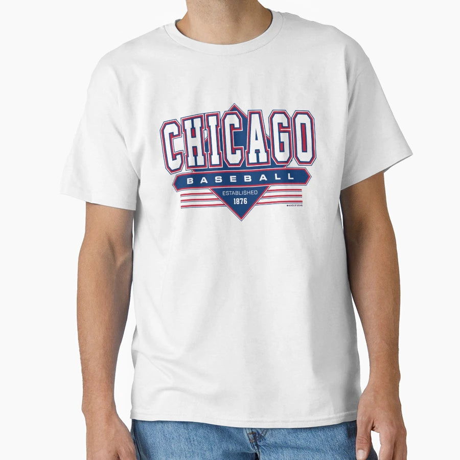 Chicago Baseball Cubs Inspired 90S T-Shirt - Fun Novelty Design Unisex - T-Shirt, Sweatshirt, Hoodie