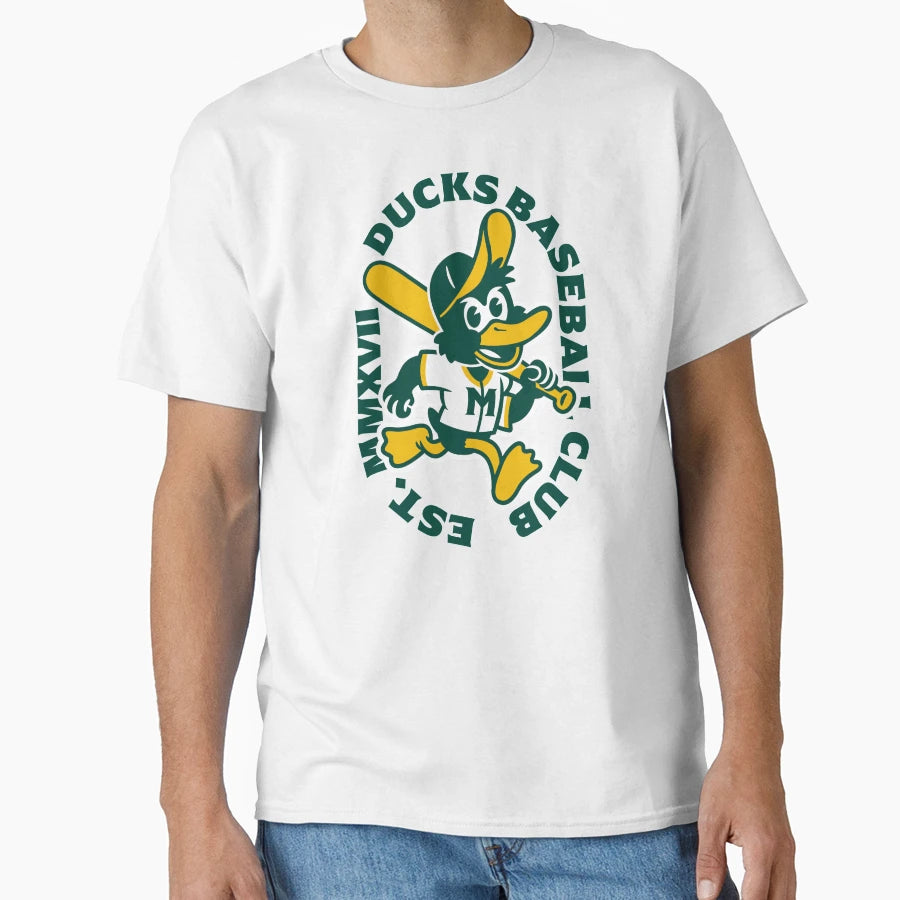 Ducks Baseball Club Est Mmxvii T-Shirt - Minimalist Print Men Women - T-Shirt, Sweatshirt, Hoodie