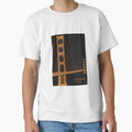 Golden Gate Bridge San Francisco Usa T-Shirt - Custom Art Print Men Women - T-Shirt, Sweatshirt, Hoodie