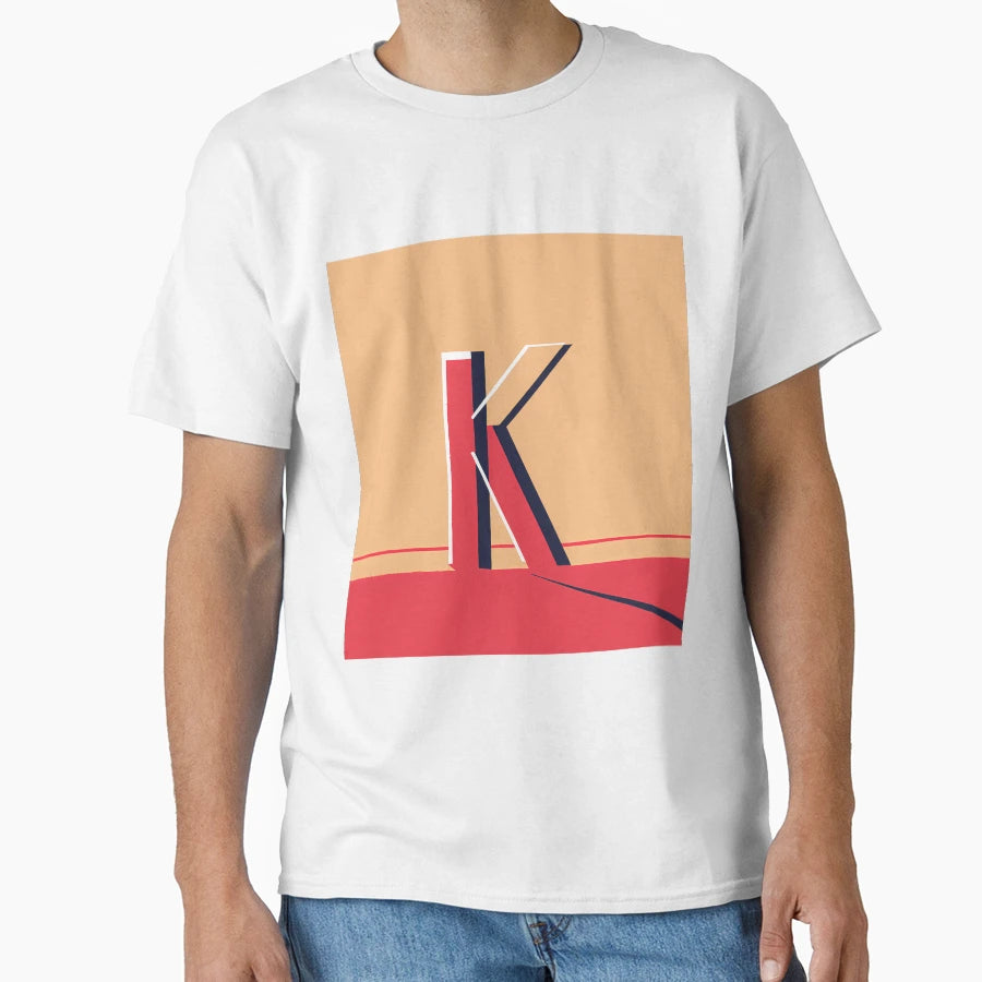 Letter K Red Illustrations Nature T-Shirt - Streetwear Style for Adults - T-Shirt, Sweatshirt, Hoodie