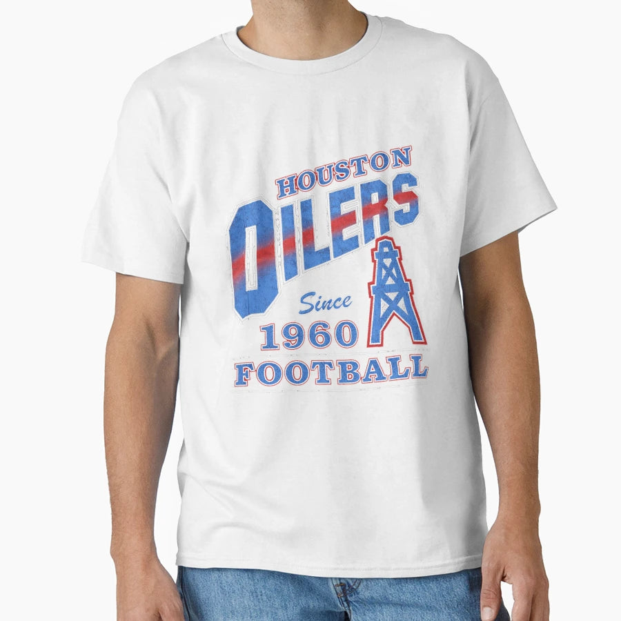 Houston Oilers 1960 Football Heritage T-Shirt - Trendy Graphic for Adults - T-Shirt, Sweatshirt, Hoodie