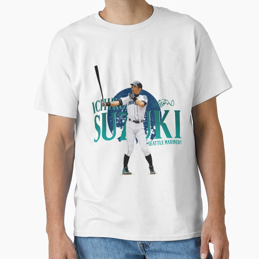 Ichiro Suzuki T-Shirt - Trendy Graphic Men Women - T-Shirt, Sweatshirt, Hoodie
