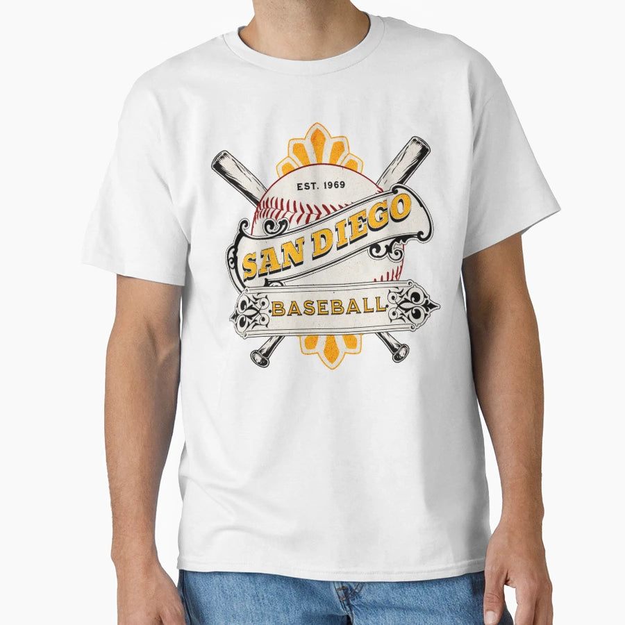 San Diego Baseball T-Shirt - Streetwear Style Unisex - T-Shirt, Sweatshirt, Hoodie