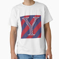 Letter Y Americana Old Glory Red And T-Shirt - Minimalist Print Men Women - T-Shirt, Sweatshirt, Hoodie