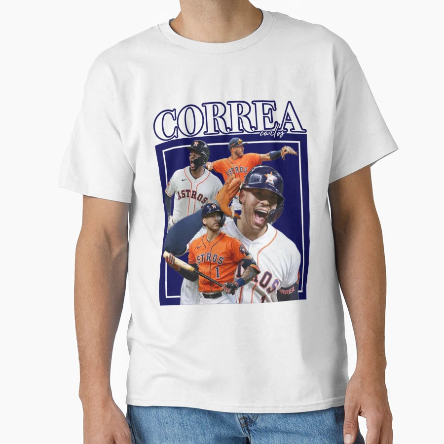 Carlos Correa T-Shirt - Novelty Apparel Unisex - T-Shirt, Sweatshirt, Hoodie