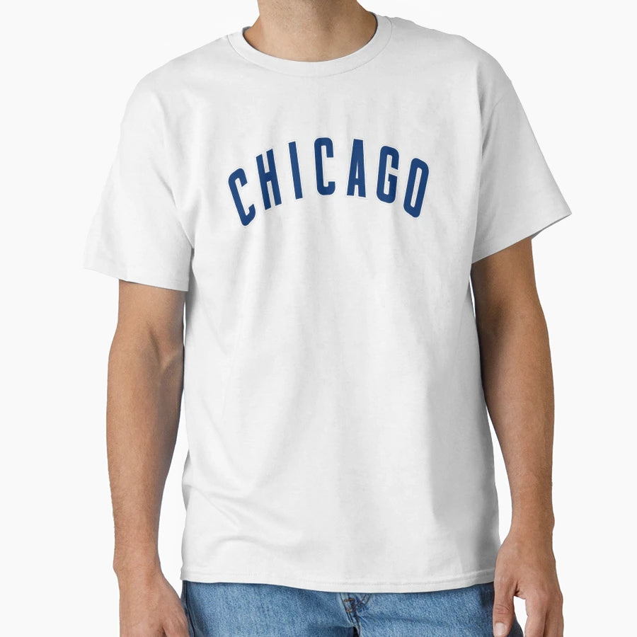 Blue White Chcg T-Shirt - Aesthetic Graphic for Adults - T-Shirt, Sweatshirt, Hoodie