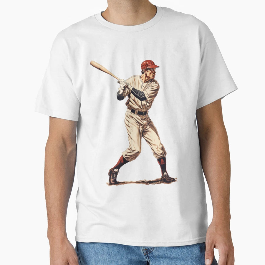 Baseball Player T-Shirt - Casual Everyday Wear Men Women - T-Shirt, Sweatshirt, Hoodie