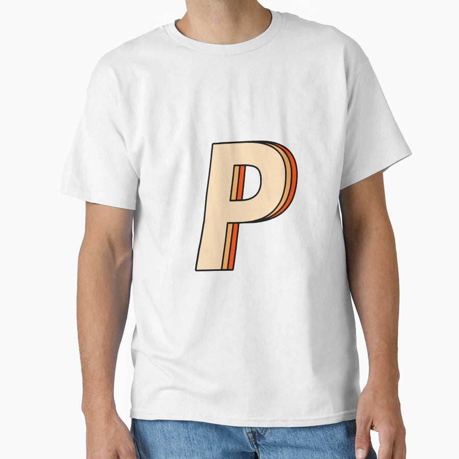 Orange P T-Shirt - Aesthetic Graphic Unisex - T-Shirt, Sweatshirt, Hoodie