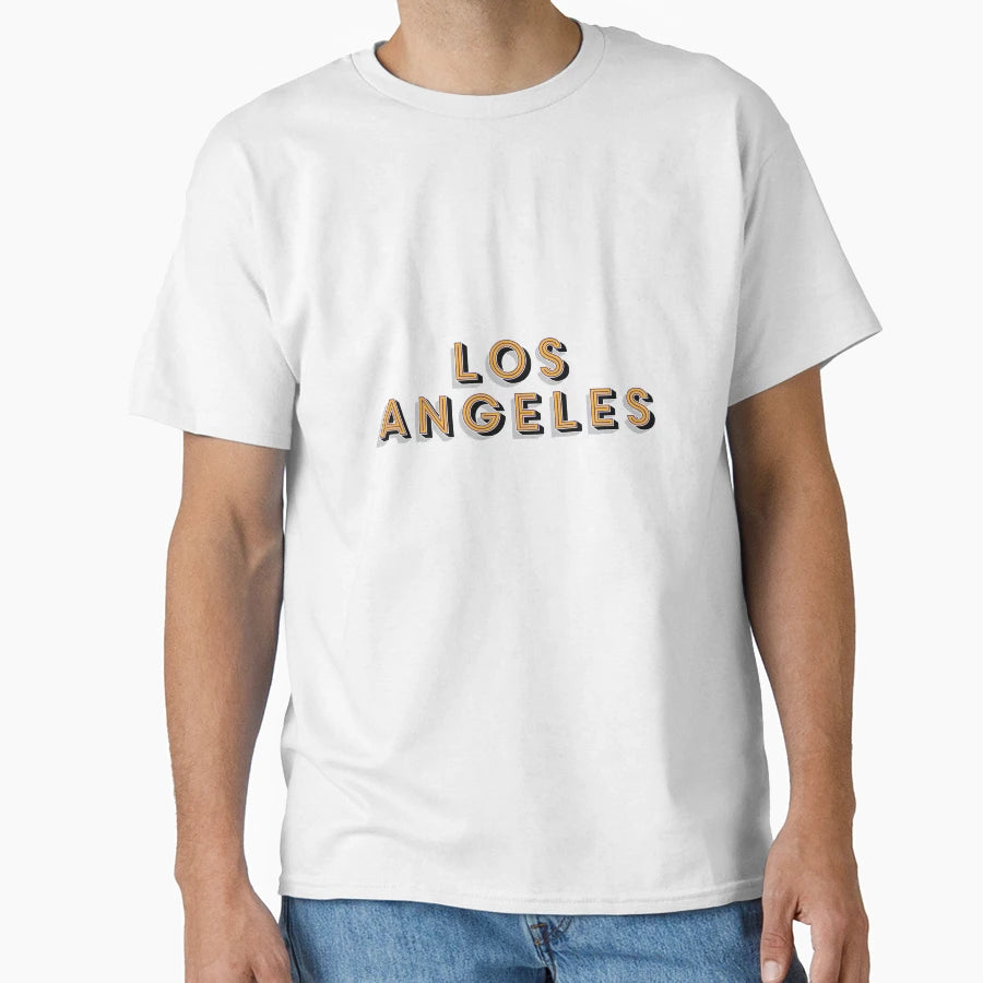 Los Angeles T-Shirt - Minimalist Print Men Women - T-Shirt, Sweatshirt, Hoodie