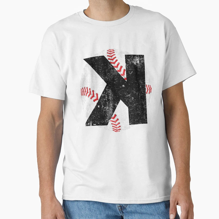 Backwards K Strikeout Baseball Gift T-Shirt - Fun Novelty Design Unisex - T-Shirt, Sweatshirt, Hoodie