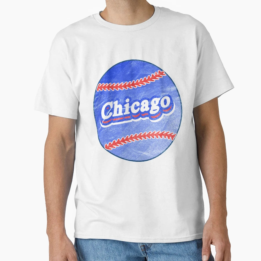 Chicago Baseball T-Shirt - Streetwear Style for Adults - T-Shirt, Sweatshirt, Hoodie
