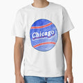 Chicago Baseball T-Shirt - Streetwear Style for Adults - T-Shirt, Sweatshirt, Hoodie