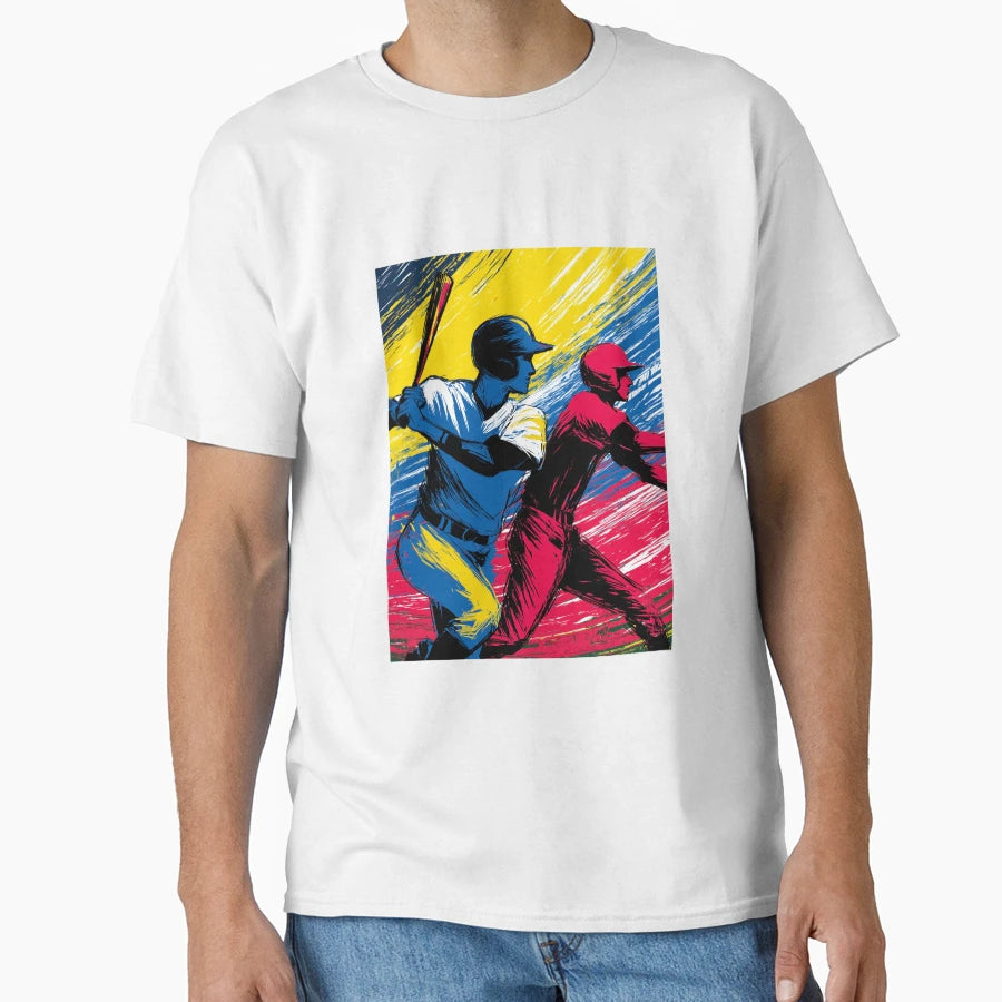 Baseball American Sport T-Shirt - Fun Novelty Design for Adults - T-Shirt, Sweatshirt, Hoodie