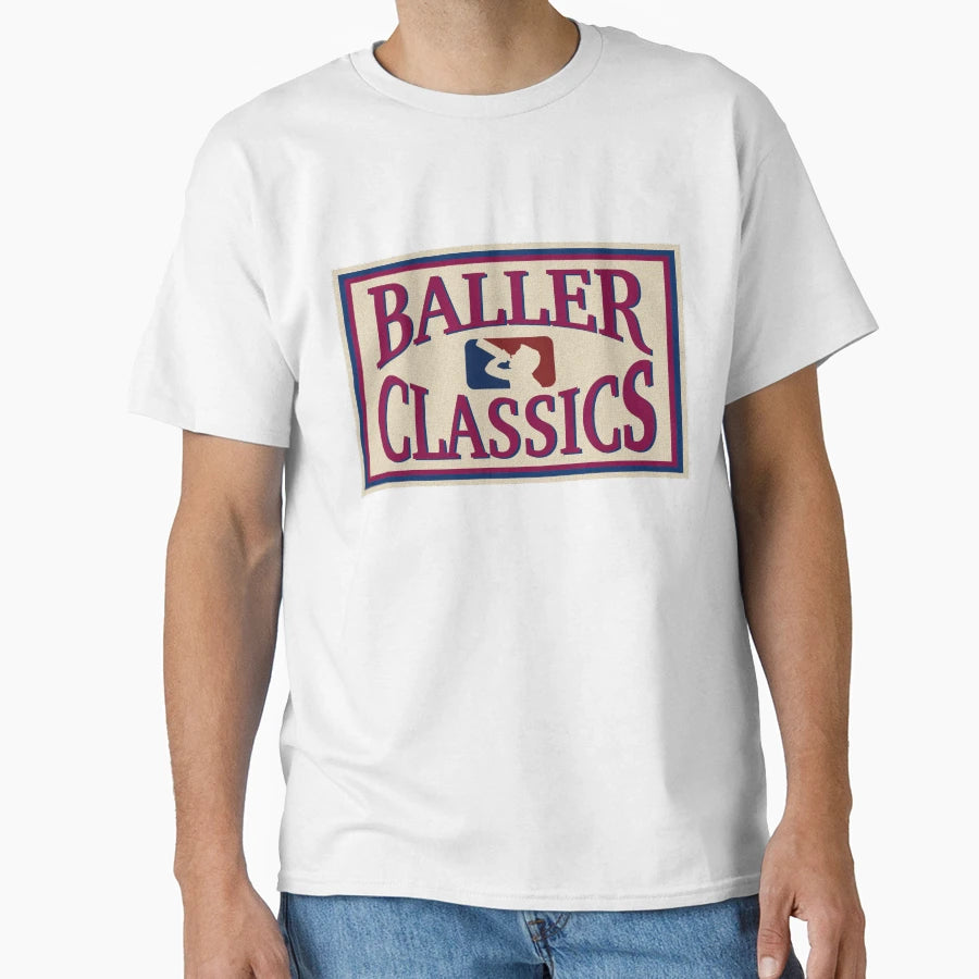 Hardwood Baller Classics Patch T-Shirt - Trendy Graphic for Adults - T-Shirt, Sweatshirt, Hoodie