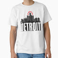 Motor City Detroit Skylines T-Shirt - Streetwear Style Unisex - T-Shirt, Sweatshirt, Hoodie