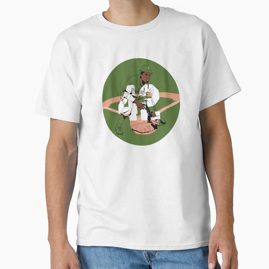 Jackie Robinson Tribute T-Shirt - Fun Novelty Design for Adults - T-Shirt, Sweatshirt, Hoodie
