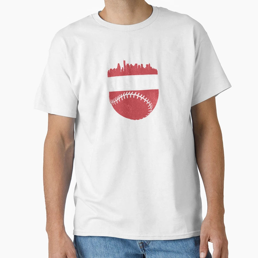 Downtown Boston Mass Skyline T-Shirt - Aesthetic Graphic for Adults - T-Shirt, Sweatshirt, Hoodie